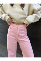 krem Bol Paça Jean Palazzo Kot Pantolon krem Bol Paça Jean Palazzo Kot Pantolon