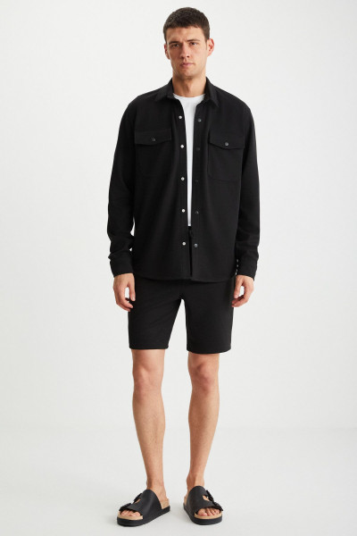 RAMADANP015 Siyah Gömlek