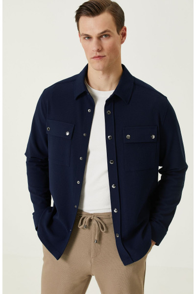 Lacivert Dış Gömlek Lacivert Dış Gömlek