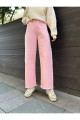 krem Bol Paça Jean Palazzo Kot Pantolon krem Bol Paça Jean Palazzo Kot Pantolon