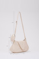 Krem Shk96 Suni Deri Tek Bölmeli Cüzdanlı Kol ve Omuz Çantası U:18 E:32 G:8 cm Krem Shk96 Suni Deri Tek Bölmeli Cüzdanlı Kol ve Omuz Çantası U:18 E:32 G:8 cm