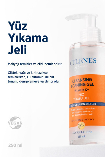 SEA BUCKTHORN CİLT AYDINLATICI TİMİZLEME JELİ 250ML YAĞLI/KARMA KEYON2151 SEA BUCKTHORN CİLT AYDINLATICI TİMİZLEME JELİ 250ML YAĞLI/KARMA KEYON2151