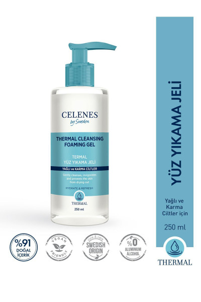 THERMAL CİLT AYDINLATICI YAĞLI/KARMA 250 ML TEMİZLEME JELİ KEYON2149 THERMAL CİLT AYDINLATICI YAĞLI/KARMA 250 ML TEMİZLEME JELİ KEYON2149