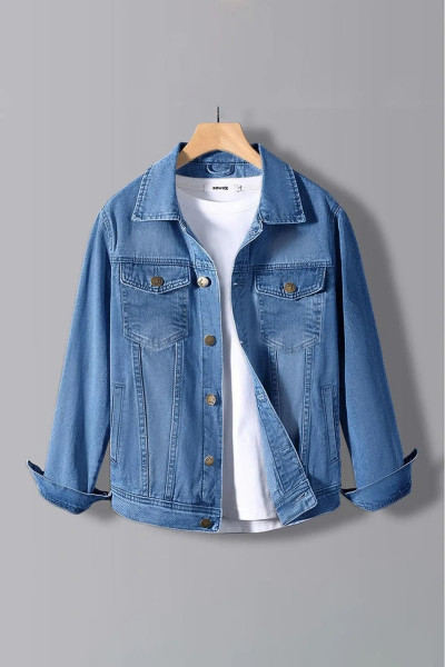 Slim Fit Denim Kot Ceket Slim Fit Denim Kot Ceket