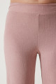 Kadın Pudra Fitilli Örme Bluz Pantolon Takım KH00088 Kadın Pudra Fitilli Örme Bluz Pantolon Takım KH00088