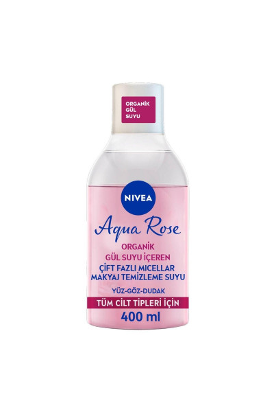 AquaRose Micellair Gül Suyu İçeren Çift Fazlı Makyaj Temizleme Suyu 400ml - Diş Beyazlatıcı Kö AquaRose Micellair Gül Suyu İçeren Çift Fazlı Makyaj Temizleme Suyu 400ml - Diş Beyazlatıcı Kö