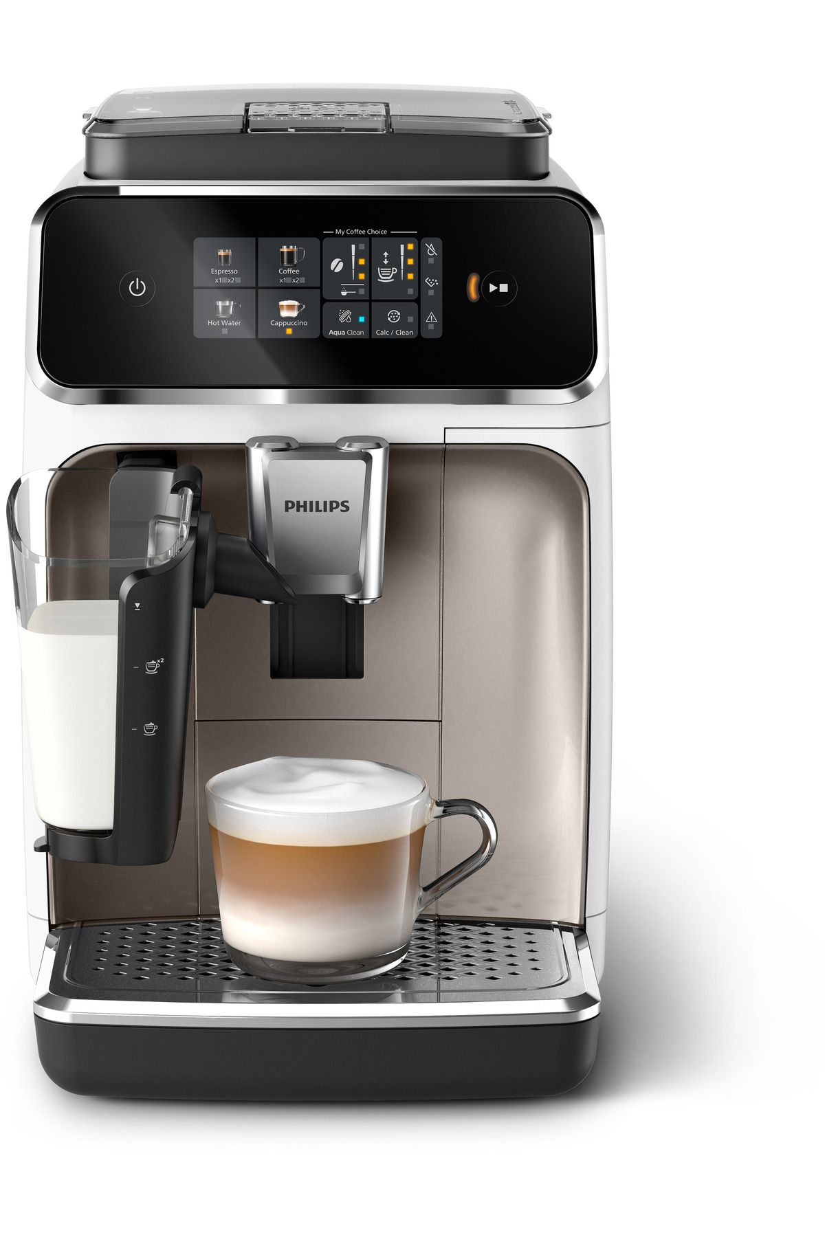LatteGo EP2333/40 Tam Otomatik Kahve ve Espresso Makinesi, 3 Çeşit Kahve Seçeneği LatteGo EP2333/40 Tam Otomatik Kahve ve Espresso Makinesi, 3 Çeşit Kahve Seçeneği