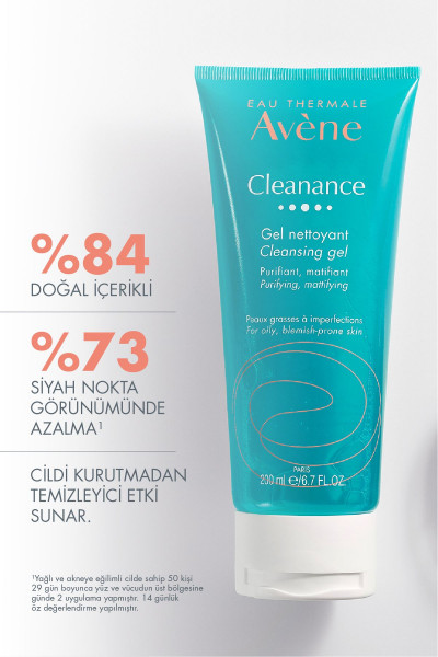 Cleanance Cleansing Gel Yağlı ve Akneye Eğilimli Ciltler İçin Matlaştırıcı Temizleme Jeli 200 Ml x2 Cleanance Cleansing Gel Yağlı ve Akneye Eğilimli Ciltler İçin Matlaştırıcı Temizleme Jeli 200 Ml x2