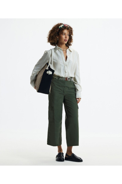 Pat Detaylı Uzun Kollu  Gömlek Pat Detaylı Uzun Kollu  Gömlek