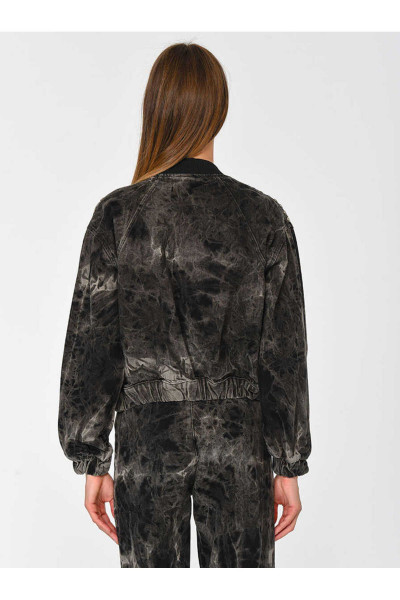 Metal Detaylı Denim Bomber Kadın Ceket Standart Renk Y1953101_089 Metal Detaylı Denim Bomber Kadın Ceket Standart Renk Y1953101_089
