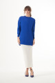 Merserize Kısa Tunik Bluz 1201 Saks Merserize Kısa Tunik Bluz 1201 Saks