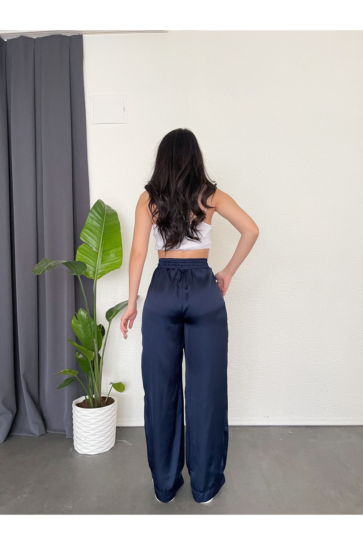 LACİVERT BOL RAHAT PANTALON LACİVERT BOL RAHAT PANTALON
