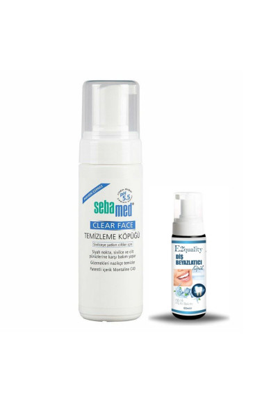 Clearface Temizleme Köpüğü 150 ml + Hediye Diş Beyazlatıcı Köpük Clearface Temizleme Köpüğü 150 ml + Hediye Diş Beyazlatıcı Köpük
