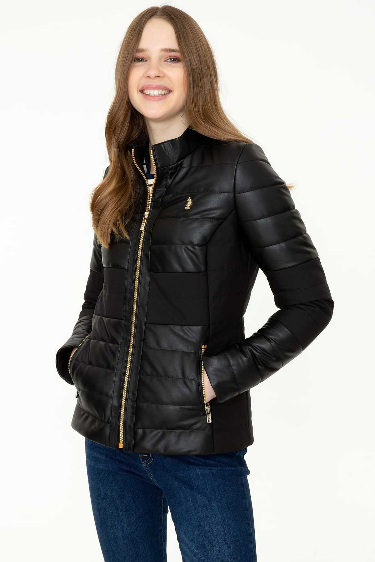 U.S. Polo Assn. kadın siyah Deri Mont U.S. Polo Assn. kadın siyah Deri Mont