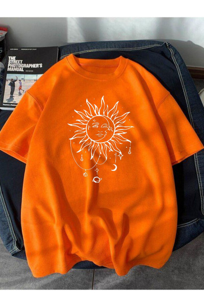 Unisex Sunny Mood Baskılı Tshirt Unisex Sunny Mood Baskılı Tshirt