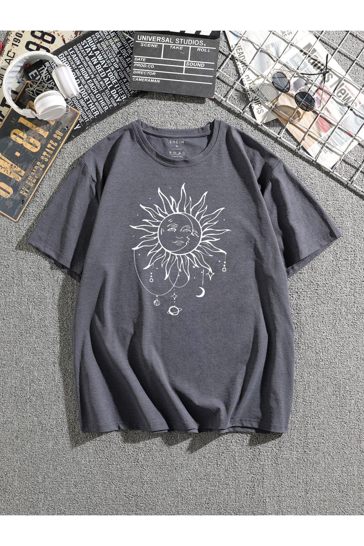 Unisex Sunny Mood Baskılı Tshirt Unisex Sunny Mood Baskılı Tshirt