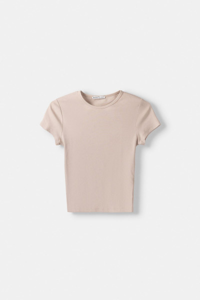 Kısa kollu bisiklet yaka t-shirt Kısa kollu bisiklet yaka t-shirt
