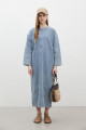 OVERSIZE DENİM ELBİSE MAVİ OVERSIZE DENİM ELBİSE MAVİ