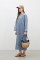 OVERSIZE DENİM ELBİSE MAVİ OVERSIZE DENİM ELBİSE MAVİ
