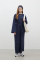 OVERSIZE PAMUKLU ELBİSE LACİVERT OVERSIZE PAMUKLU ELBİSE LACİVERT