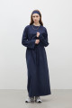 OVERSIZE PAMUKLU ELBİSE LACİVERT OVERSIZE PAMUKLU ELBİSE LACİVERT