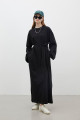 OVERSIZE PAMUKLU ELBİSE SİYAH OVERSIZE PAMUKLU ELBİSE SİYAH