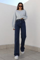 Valerie Likralı Yüksek Bel Wide Leg Yüksek Kalite Palazzo Jean Valerie Likralı Yüksek Bel Wide Leg Yüksek Kalite Palazzo Jean