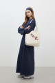 OVERSIZE PAMUKLU ELBİSE LACİVERT OVERSIZE PAMUKLU ELBİSE LACİVERT