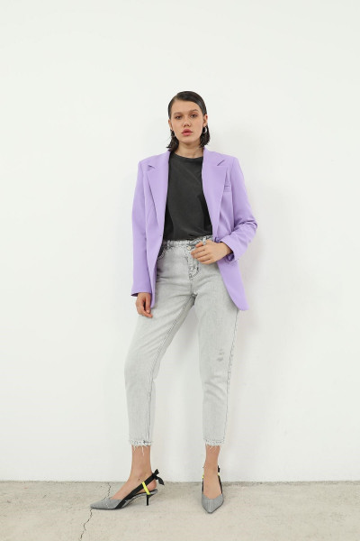 Retro Palazzo Ceket-lila