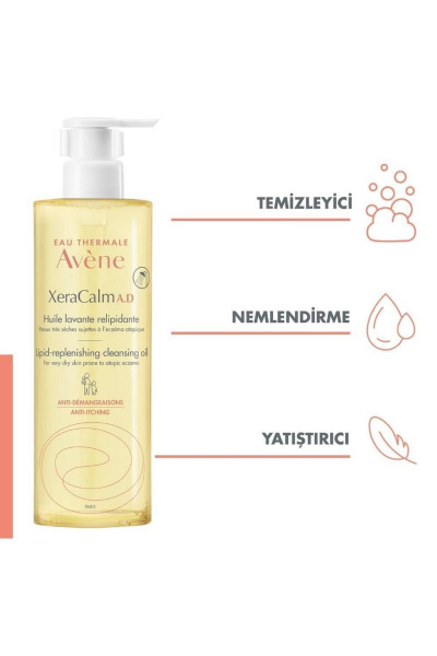 Xeracalm Ad Lipid Yenileyici Temizleme Yağı-400 ml Xeracalm Ad Lipid Yenileyici Temizleme Yağı-400 ml