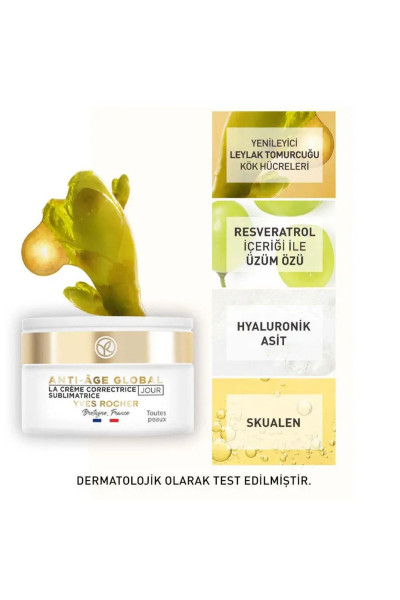 Tüm Ciltler İçin Vegan Gençleştirici Yaşlanma Karşıtı Nemlendirici Gündüz Kremi-50 ml Tüm Ciltler İçin Vegan Gençleştirici Yaşlanma Karşıtı Nemlendirici Gündüz Kremi-50 ml