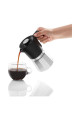 Okka Rich Moka Pot Karıştırıcılı Metal Italyan ve Türk Kahve Makinesi - Krom Okka Rich Moka Pot Karıştırıcılı Metal Italyan ve Türk Kahve Makinesi - Krom