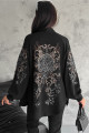 Kadın Siyah Standart Beden Komple Pul Payet Ve Nakış İşlemeli İnce Oversize Ceket Kadın Siyah Standart Beden Komple Pul Payet Ve Nakış İşlemeli İnce Oversize Ceket