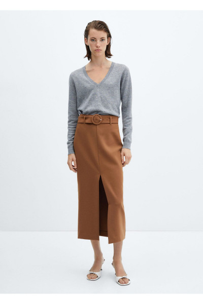 Koyu Camel Kadın Etek 57075138