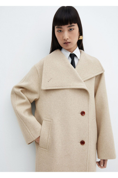 Taş Rengi Kadın Palto 57077733 Taş Rengi Kadın Palto 57077733