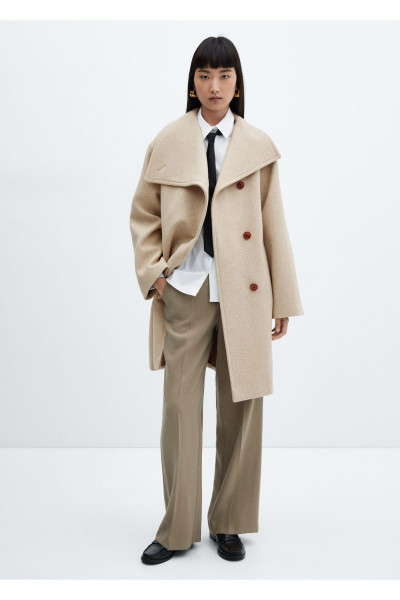 Taş Rengi Kadın Palto 57077733 Taş Rengi Kadın Palto 57077733