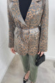 LEOPAR DESENLİ CEKETLİ TAKIM 6166 YEŞİL LEOPAR DESENLİ CEKETLİ TAKIM 6166 YEŞİL