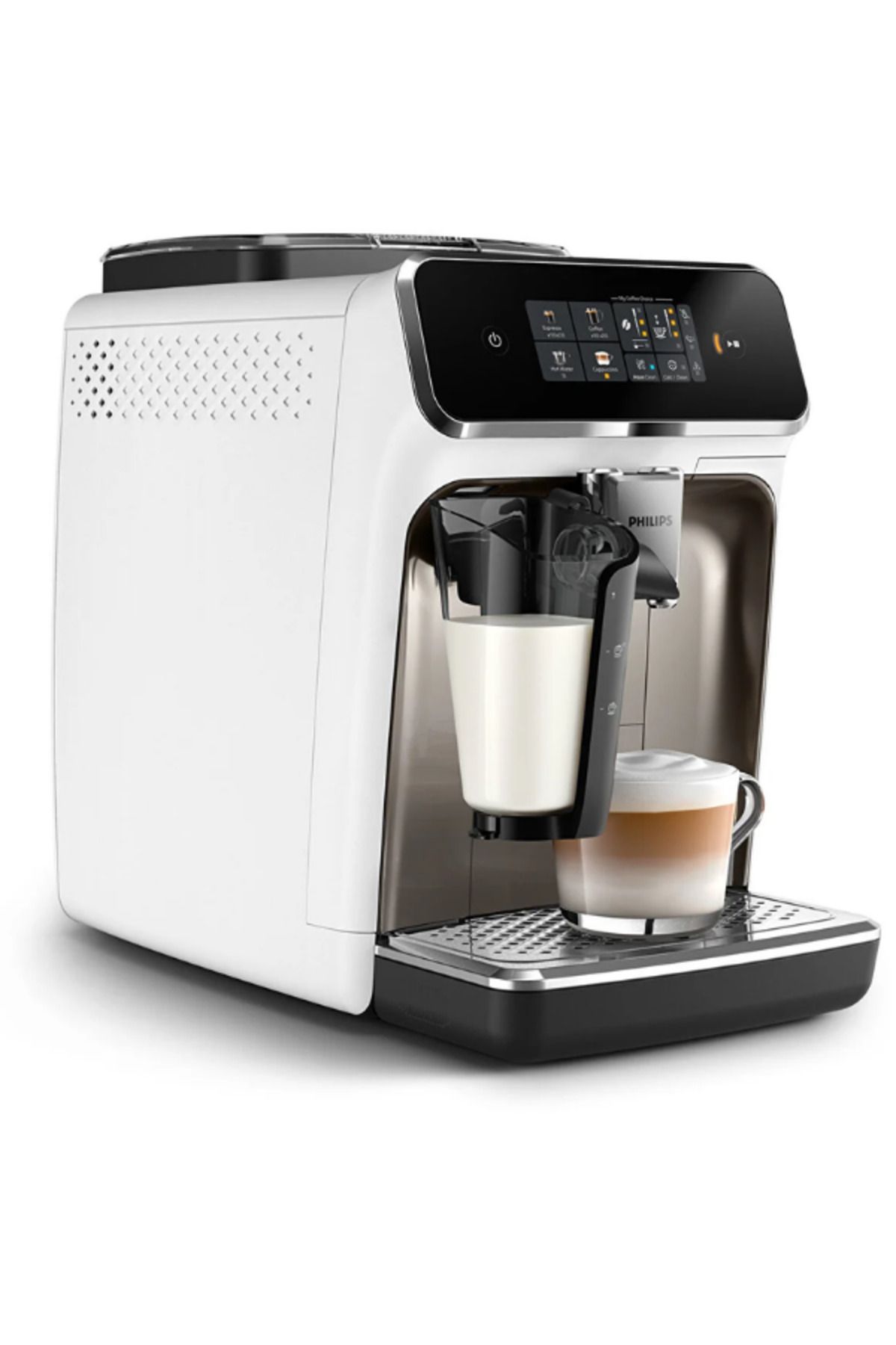 LatteGo 1.8 Litre 4 Çeşit İçecek Tam Otomatik Kahve ve Espresso Makinesi LatteGo 1.8 Litre 4 Çeşit İçecek Tam Otomatik Kahve ve Espresso Makinesi