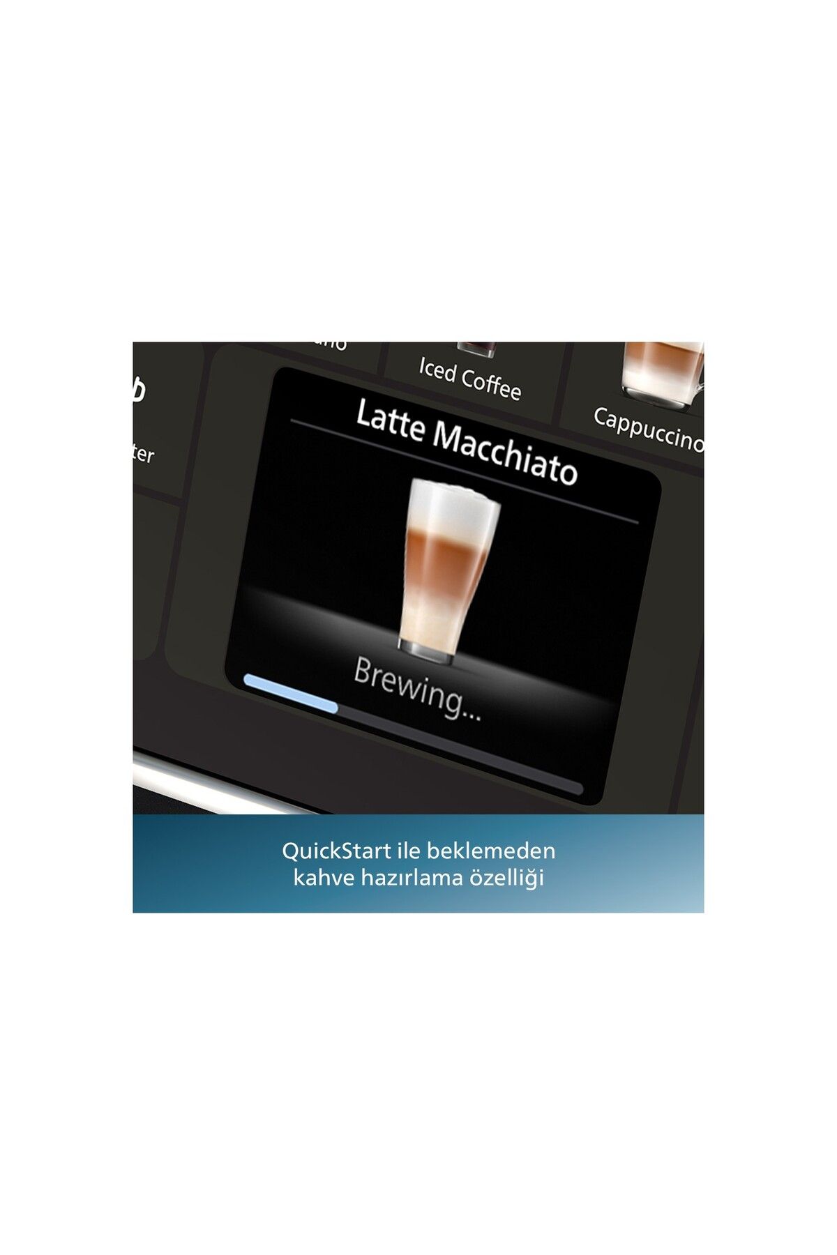 Premium LatteGo Tam Otomatik Espresso Makinesi 20 çeşit Sıcak ve Soğuk içecek Premium LatteGo Tam Otomatik Espresso Makinesi 20 çeşit Sıcak ve Soğuk içecek