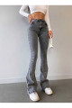 Zynpumem Füme İspanyol Paça Likralı Esnek Yüksek Bel Pantolon Jean (Exstra Rahat) Zynpumem Füme İspanyol Paça Likralı Esnek Yüksek Bel Pantolon Jean (Exstra Rahat)