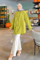Oversize Flores Fırfırlı Tunik Oversize Flores Fırfırlı Tunik
