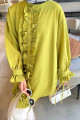 Oversize Flores Fırfırlı Tunik Oversize Flores Fırfırlı Tunik