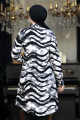 Viskon Tunik Sarmal Zebra Desen Düğmeli Tunik Pamuklu Tunik Diz Üstü Tunik Viskon Tunik Sarmal Zebra Desen Düğmeli Tunik Pamuklu Tunik Diz Üstü Tunik
