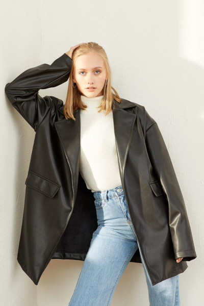 Siyah Deri Ceket Siyah Deri Ceket