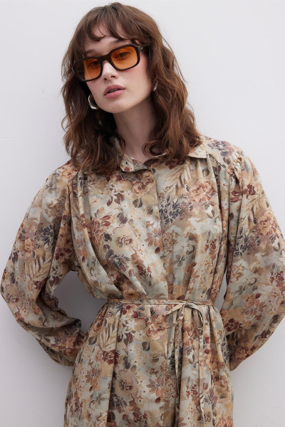 VİSKON RETRO TARZ GÖMLEK VINTAGE