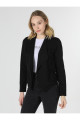 Regular Fit Blazer Siyah Kadın Ceket Cl1058178 Regular Fit Blazer Siyah Kadın Ceket Cl1058178