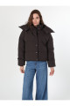 Regular Fit Şişme Kahverengi Kadın Mont Cl1060938 Regular Fit Şişme Kahverengi Kadın Mont Cl1060938