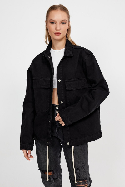 ÖZEL KOLEKSİYON, OVERSİZE DENİM CEKET (UN-3056) ÖZEL KOLEKSİYON, OVERSİZE DENİM CEKET (UN-3056)