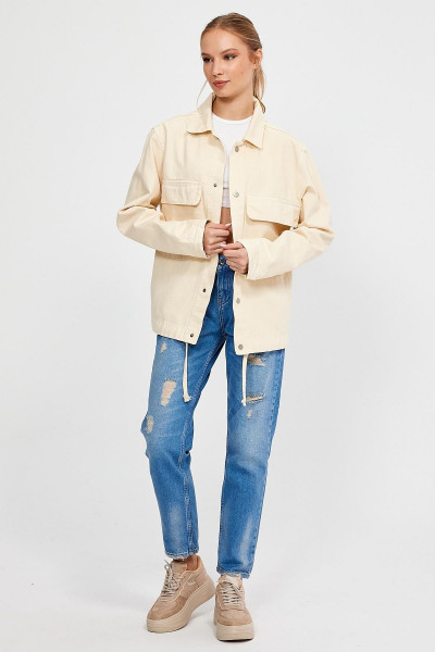 ÖZEL KOLEKSİYON, OVERSİZE DENİM CEKET (UN-3056) ÖZEL KOLEKSİYON, OVERSİZE DENİM CEKET (UN-3056)