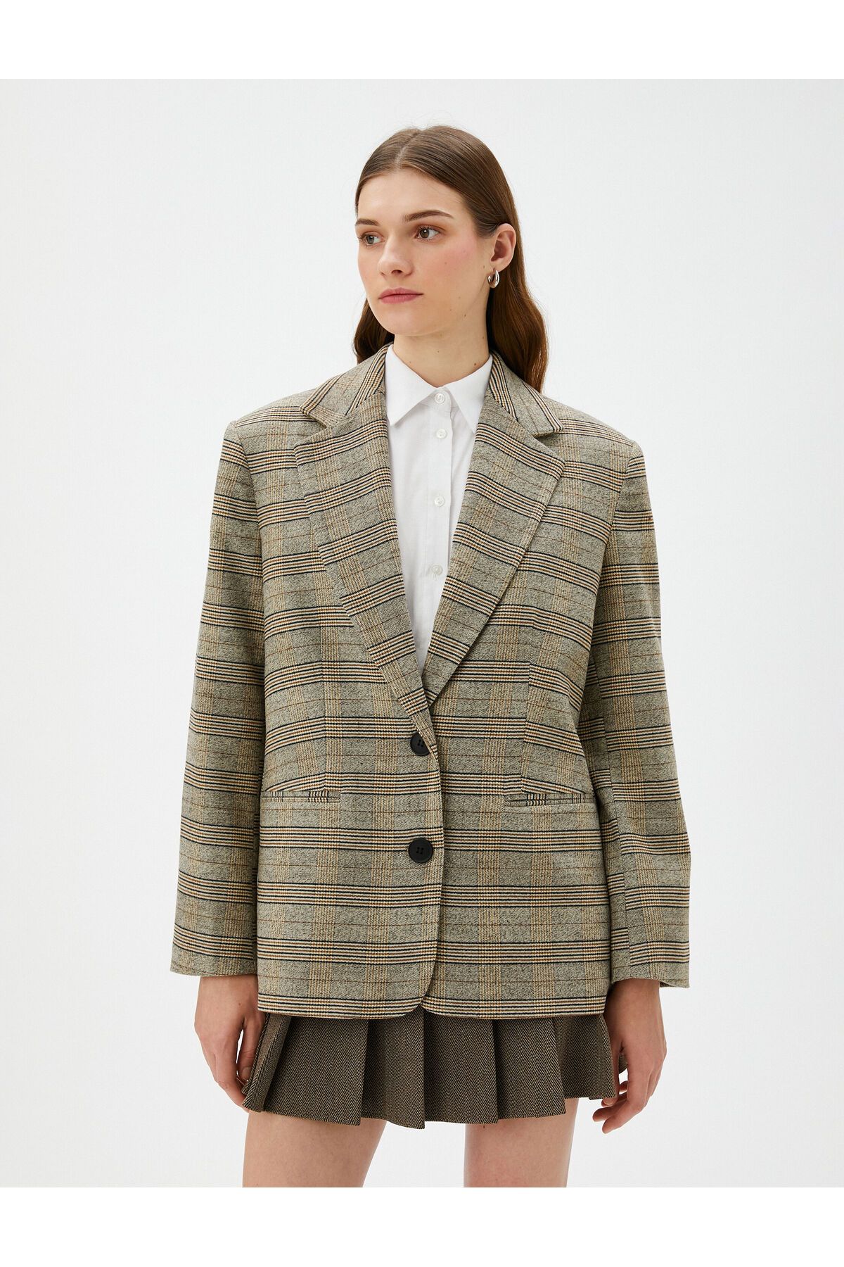 Tuba Ünsal X Koton - Cepli Blazer Ceket Tuba Ünsal X Koton - Cepli Blazer Ceket